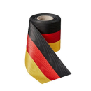 Nationalband Moiré schwarz-rot-gold, 75 mm x 25 m