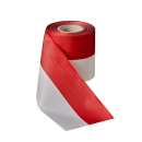 Nationalband Moiré rot-weiss, 100 mm x 25 m