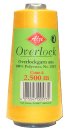 4 x Overlockgarn auf 2500m - X-Wickel, gelb