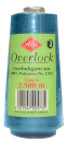 4 x Overlockgarn auf 2500m - X-Wickel, blau